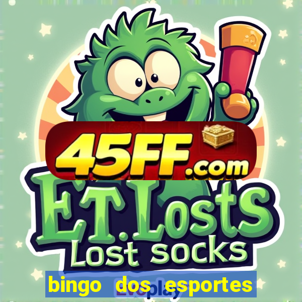 bingo dos esportes para imprimir